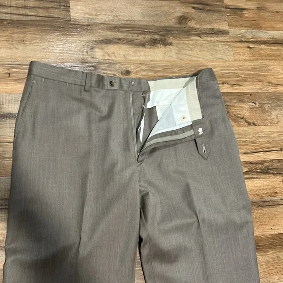 LORO PIANA MENS DRESS TROUSER PANTS 100 % WOOL Sz 38R - Picture 8 of 11